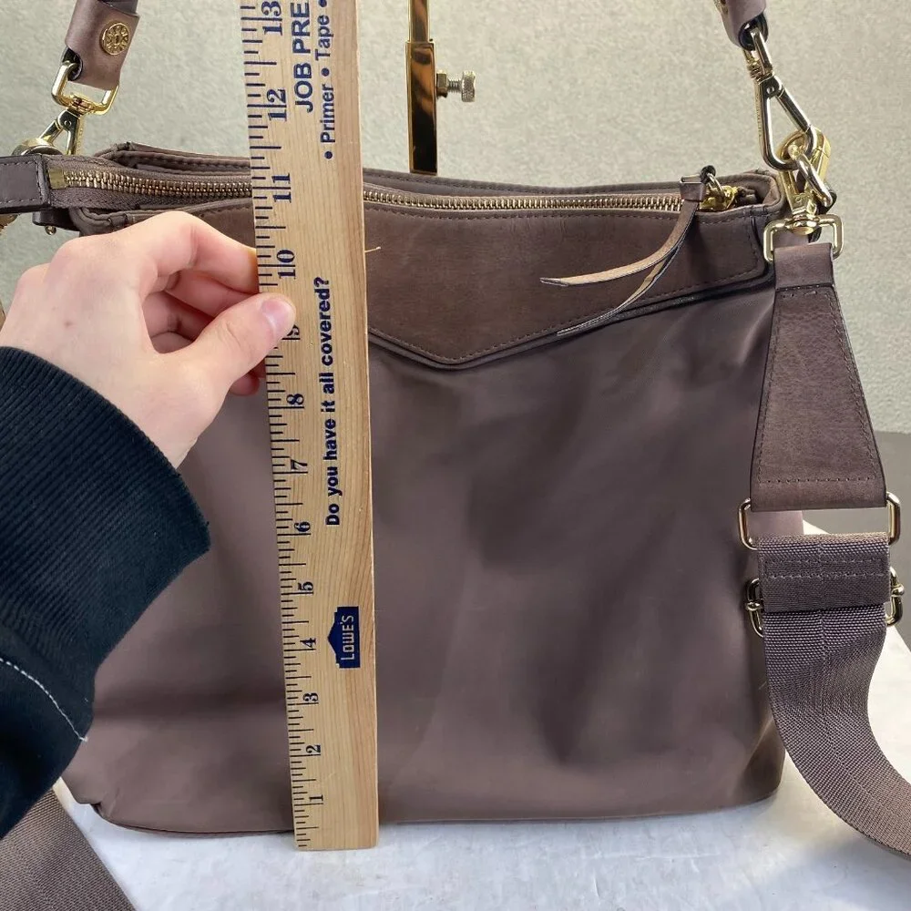 MZ Wallace thompson Mauve Nylon hobo bag Crossbody